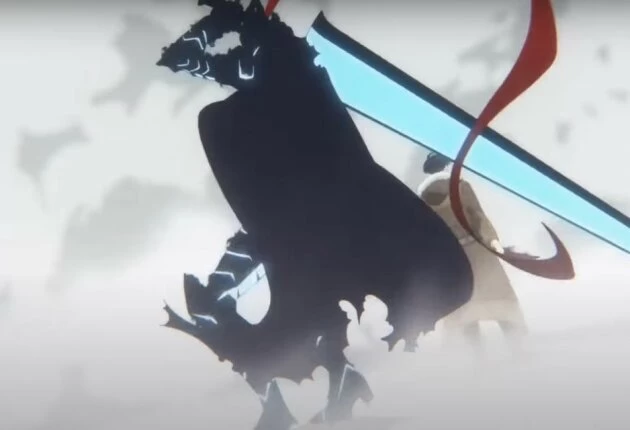 Кадр из аниме Поднятие уровня в одиночку