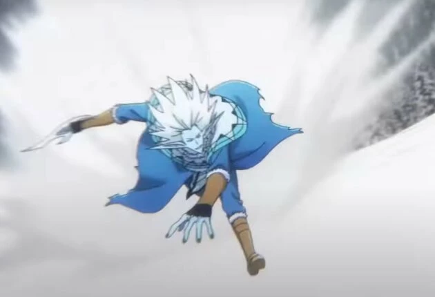 Кадр из аниме Поднятие уровня в одиночку