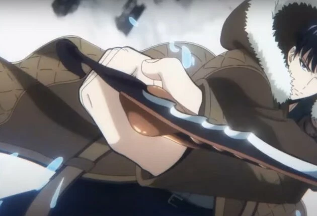 Кадр из аниме Поднятие уровня в одиночку